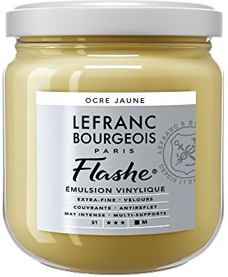 Lefranc Bourgeois Flashe Colore Acrilico, ocra Gialla, 400 ml (Confezione da 1)