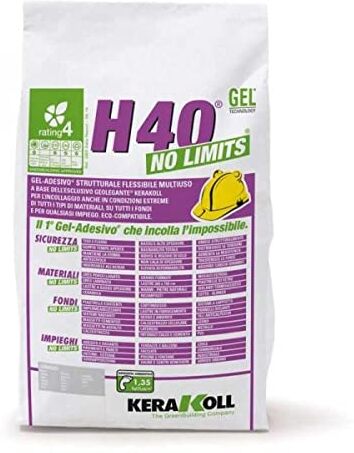 Kerakoll ADESIVO H40 NO LIMITS  BIANCO 5 KG