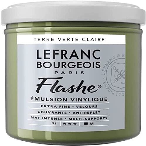 Lefranc Bourgeois , vernice acrilica, terra verde chiaro, 125 ml, colore vinilico