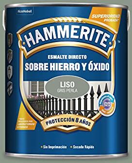 Hammerite – Smalto Antioxido liscio grigio PE  5 l