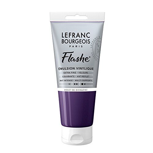 Lefranc Bourgeois Flashe Colori acrilici, Dioxazine Violett, 80 ml (Congezione da 1), 80 unità