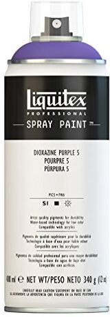 LIQUITEX Vernice Spray Professionale A Base D'acqua, Porpora 5, 400ml, 1 Pezzo