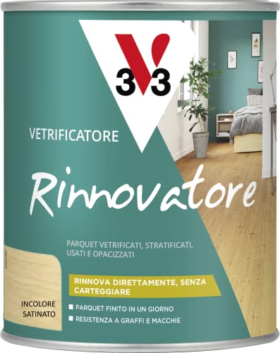 V33 Vetrificatore Rinnovatore Satinato Incolore 0,75 L