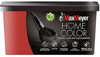 MAXMEYER PITTURA COLORATA SUPERLAVABILE HOME COLOR SCARLET 2,5L