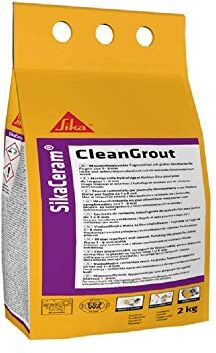 SIKA Ceram CleanGrout JASMIN 5 KG Stucco cementizio per fughe da 1 a 8 mm a parete e a pavimento (JASMIN)