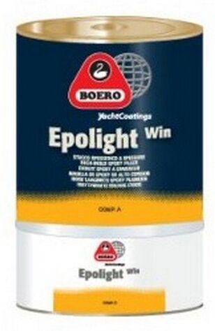 Boero Yacht Coatings Epolight Win Stucco epossidico bicomponente a spessore, colore: 001 Verde Chiaro, size: 0,75 l