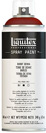 LIQUITEX Vernice Spray Professionale A Base D'acqua, Marrone (Terra Di Siena Bruciata), 400ml, 1 Pezzo