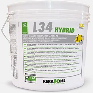 KERAKOLL L34 Hybrid colore neutro 18 kg adesivo organico minerale per posa parquet