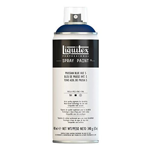 LIQUITEX Vernice Spray Professionale A Base D'acqua, Blu Di Prussia Imitazione 5, 400ml, 1 Pezzo