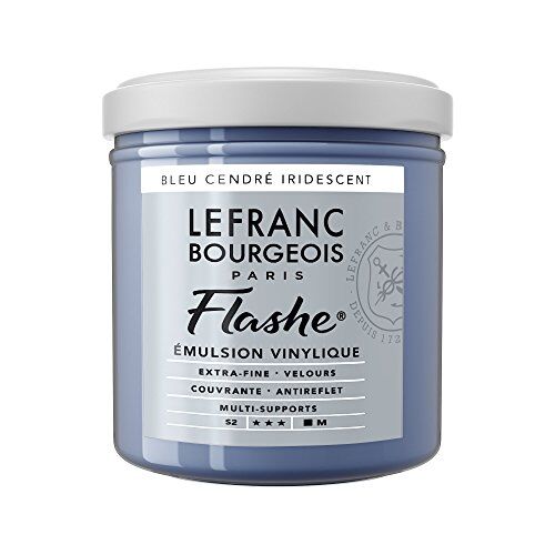 Lefranc Bourgeois Flashe  Vernice acrilica iridescente, 125 ml, colore: Blu cenere