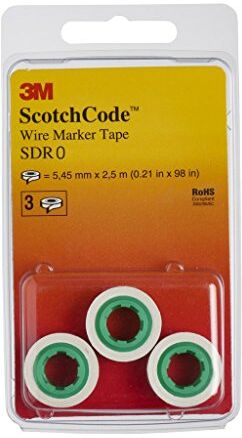 3M 3 m Scotchcode sdr-0 cavo Marker refill Rollers, numero 0 (confezione da 3)