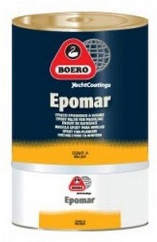 Boero Yacht Coatings Epomar Stucco epossidico a rasare, colore: 001 Grigio Chiaro, size: 0,75 l