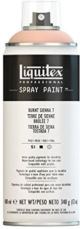 LIQUITEX Vernice Spray Professionale A Base D'acqua, Beige (Burnt Sienna 7), 400ml, 1 Pezzo