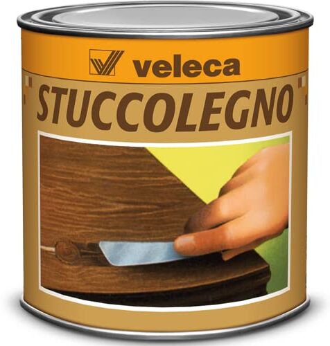 VELECA Stucco in Pasta per Legno  colore Noce Chiaro 250 gr