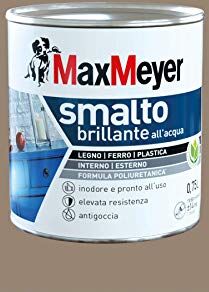 MAXMEYER Smalto All'Acqua Poliuretanico Brillante Yuta 0,75 L