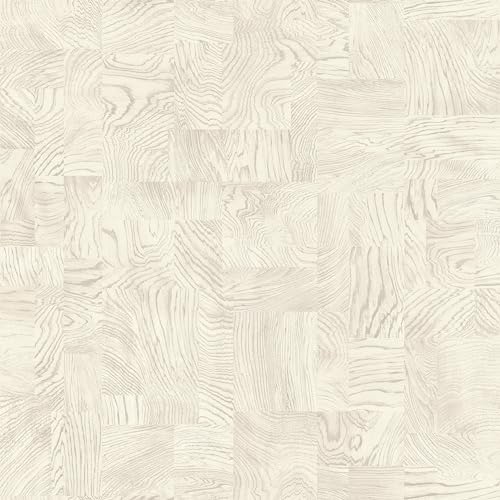 Rasch Carta da parati  – Carta da parati in tessuto non tessuto effetto legno bianco della collezione African Queen, 10,05 m x 0,53 m (lunghezza x larghezza)