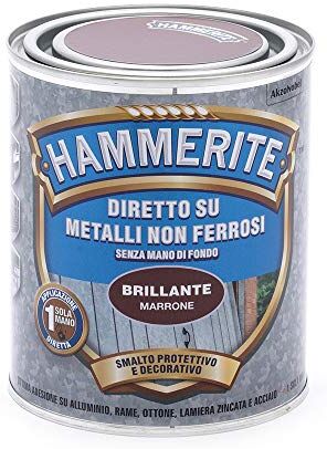 Hammerite Diretto Metalli non Ferrosi Marrone 0.75 L