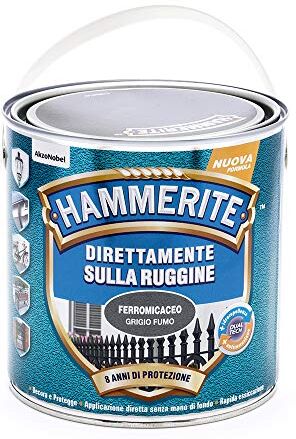 Hammerite Direttamente Sulla Ruggine Ferromicaceo Grigio Fumo 2.5 l