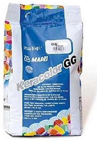 MAPEI Keracolor  110 GG manhattan 2000 (Grigio Chiaro) Confezione Sacchi kg 5 Malta Cementizia Alte Prestazioni per Stuccatura Fughe da 4 a 15 mm