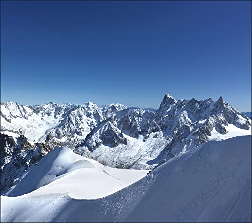 PLAGE adesivo murale – grande foto parete – mountain, multicolore (250 x 270 cm)