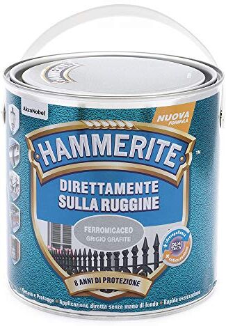 Hammerite Direttamente Sulla Ruggine Ferromicaceo Grigio Grafite 2.5 l