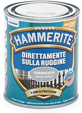 Hammerite Direttamente Sulla Ruggine Ferromicaceo Grigio Antico 2.5 l