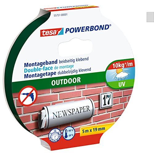 Tesa Powerbond OUTDOOR, 5m x 19mm