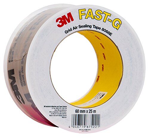 3M Nastro flessibile con tenuta d'aria 8068E FAST G, Marrone chiaro, 60 mm x 25 m, 1.3 mm