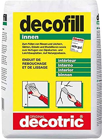 Decotric 101 Stucco da Parete per Interni, 10 kg, Gibs