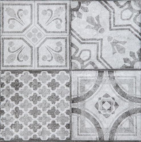 d-c-fix piastrelle adesive pavimento Stile Marocchino Classico 11 pezzi PVC vinile impermeabile rivestimento vinilico listoni mattonelle per uso interno, bagno e cucina 30x30 cm