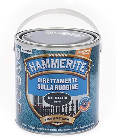 Hammerite Direttamente Sulla Ruggine Martellato Nero 2.5 l