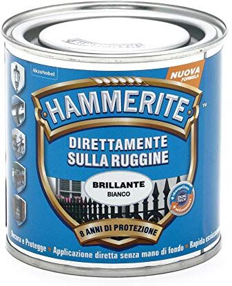 Hammerite Direttamente Sulla Ruggine Brillante Bianco 0.250 l