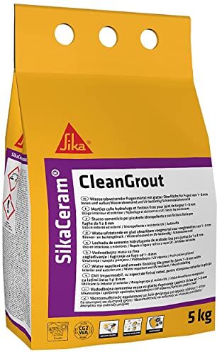 SIKA Ceram CleanGrout, Manhattan Stucco cementizio per fughe a pavimento e a parete Idrorepellente Previene muffa, batteri e funghi 5kg