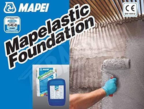 MAPEI Malta bicomponente per impermeabilizzazione 32kg Mapelastic Foudation