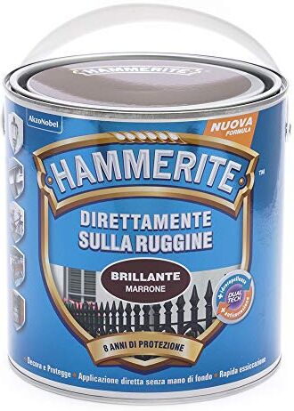 Hammerite Direttamente Sulla Ruggine Brillante Marrone 2.5 l