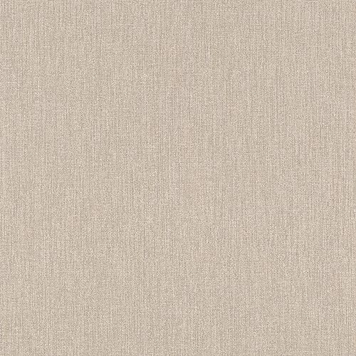 Rasch Tapete  Carta da parati in carta beige effetto lino, 10,05 m x 0,53 m (L x P)