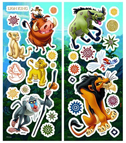 Komar Deco Sticker, Plastica, Multicolore, 33 x 14 cm