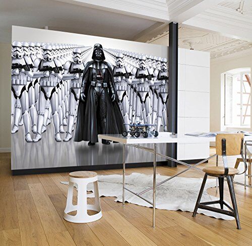 Komar Star Wars Imperial Force Darth Vader Stormtrooper Carta da parati in vinile, 368 x 0,2 x 254 cm