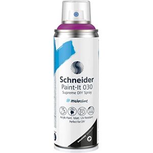 Schneider Paint-It 030 Supreme DIY Acrilico Vernice Spray 200 ml, Viola Opaco Schneider Paint-It 030 Supreme DIY Acrilico Vernice Spray 200 ml, Viola Opaco
