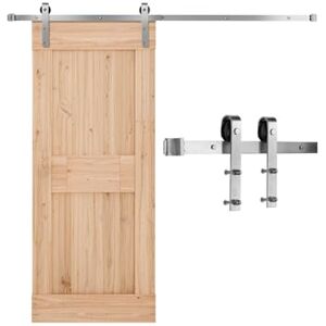 VEVOR Kit Ferramenta per Porta Scorrevole da Fienile 2011 mm, Capacità 150 kg, Compatibile con Larghezza 914-1016 mm e Spessore 34,9-44,45 mm, Binario Resistente Rullo a Forma J, Argento VEVOR Kit Ferramenta per Porta Scorrevole da Fienile 2011 mm, Capacità 150 kg, Compatibile con Larghezza 914-1016 mm e Spessore 34,9-44,45 mm, Binario Resistente Rullo a Forma J, Argento