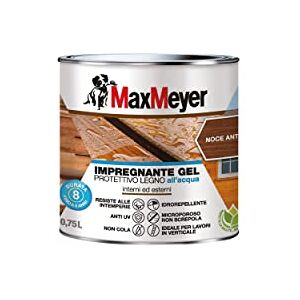 MAXMEYER - Impregnante gel acqua noce antico - 0,75 l MAXMEYER - Impregnante gel acqua noce antico - 0,75 l
