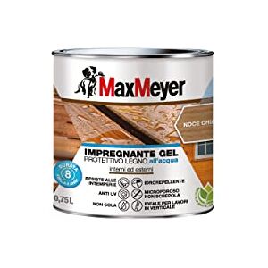 MAXMEYER - impregnante gel acqua noce chiaro MAXMEYER - impregnante gel acqua noce chiaro