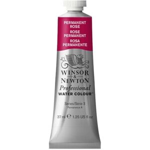 Winsor & Newton Professional Vernici ad acquerello, vivaci e resistenti alla luce, pigmenti per artisti, TUBO 37 ML, colore: Rosa Permanente Winsor & Newton Professional Vernici ad acquerello, vivaci e resistenti alla luce, pigmenti per artisti, TUBO 37 ML, colore: Rosa Permanente