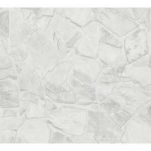 A.S. Création Bricks & Stones Carta da parati in tessuto non tessuto, effetto pietra, 10,05 m x 0,53 m, prodotta in Germania A.S. Création Bricks & Stones Carta da parati in tessuto non tessuto, effetto pietra, 10,05 m x 0,53 m, prodotta in Germania