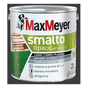 MAXMEYER Smalto All'Acqua Poliuretanico Opaco Marrone 2 L MAXMEYER Smalto All'Acqua Poliuretanico Opaco Marrone 2 L