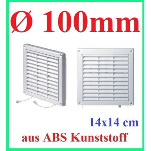 Griglia di Ventilazione Murale Awenta - 130x130mm, Rete, Chiusura, 100mm Griglia di Ventilazione Murale Awenta - 130x130mm, Rete, Chiusura, 100mm