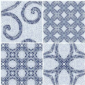 d-c-fix Romano Mosaic Piastrelle autoadesive per pavimenti - 11 pz - Vinile PVC impermeabile d-c-fix Romano Mosaic Piastrelle autoadesive per pavimenti - 11 pz - Vinile PVC impermeabile