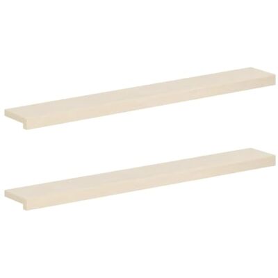 vidaXL Soglie per finestre 2 pz Bianco 110 x 15 x 2 cm vidaXL Soglie per finestre 2 pz Bianco 110 x 15 x 2 cm