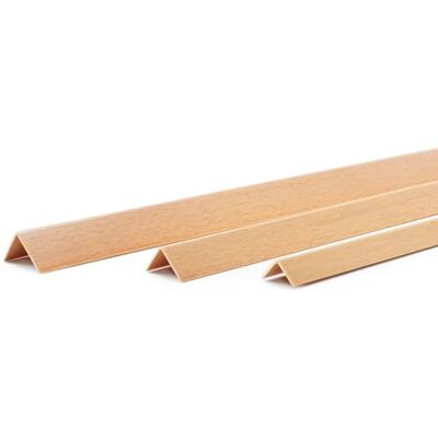 DQ-PP Profilo angolare, dimensioni: 20 x 20 mm, lunghezza: 20 m (10 x 2 m), colore: faggio, materiale: PVC, listello angolare in plastica, paraspigoli esterni da parete, profilo angolare in plastica, DQ-PP Profilo angolare, dimensioni: 20 x 20 mm, lunghezza: 20 m (10 x 2 m), colore: faggio, materiale: PVC, listello angolare in plastica, paraspigoli esterni da parete, profilo angolare in plastica,