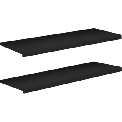 vidaXL Soglie per finestre 2 pz Nero 110 x 40 x 2 cm vidaXL Soglie per finestre 2 pz Nero 110 x 40 x 2 cm